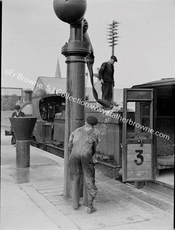 TAKING ON WATER 3RD CLASS CARRIAGE